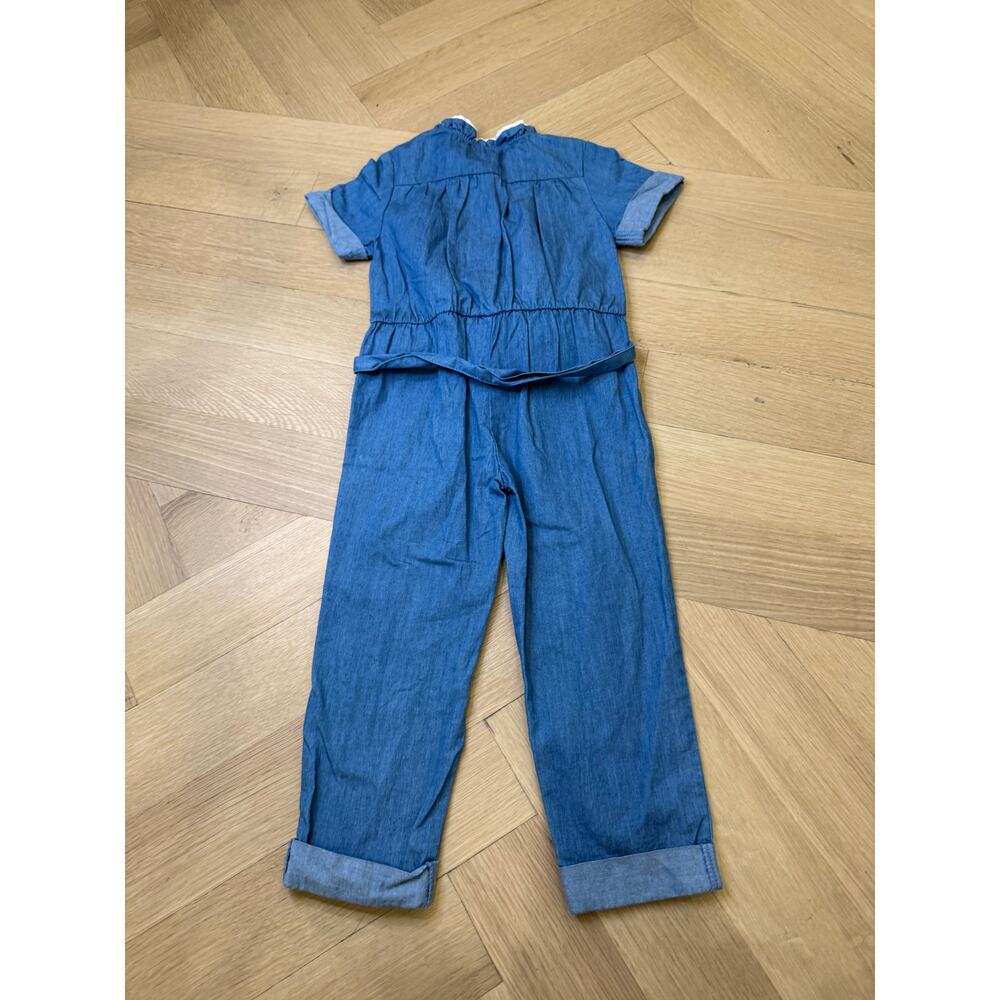Tartine Et Chocolat - Girls Denim Jumpsuit - Size 3A - Picture 7 of 7